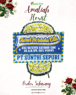 Papan Bunga Duka di Kintamani