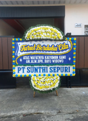 Papan Bunga Duka di Kintamani
