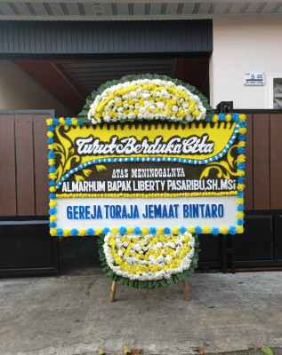 Papan Bunga Duka di Kintamani